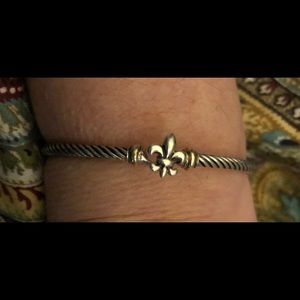 David Yurman 3mm fleur de Lis